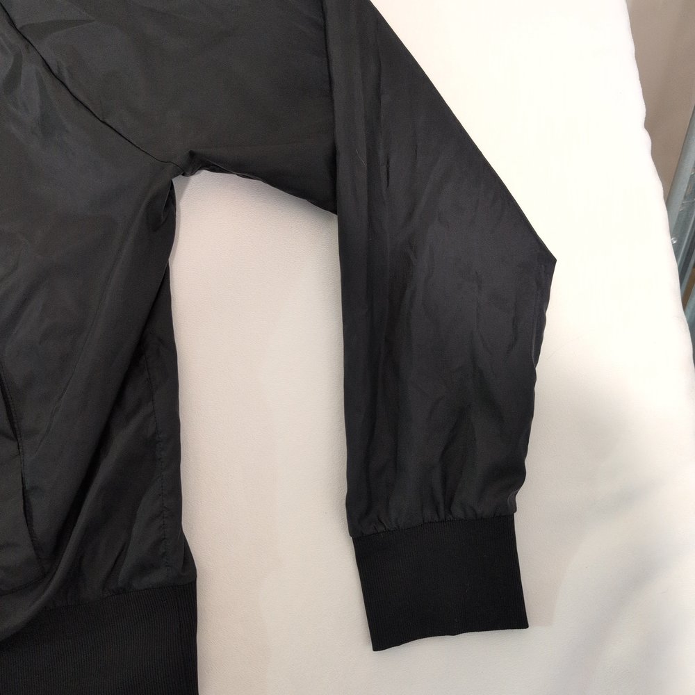 Zella Women's Black Hooded Windbreaker Jacket - Size L - Picture 7 of 8